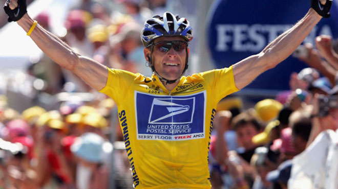 Lance Armstrong đã từng bảy lần vô địch Tour de France.